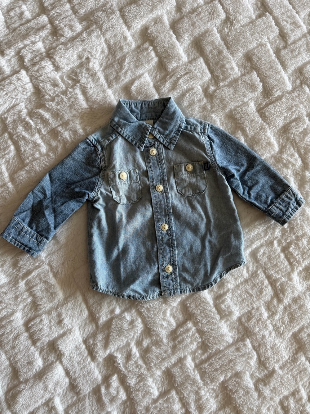 OshKosh B'gosh Light Blue Denim Button-Down Shirt
